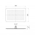 Верхний душ IMPRESE SQ300200SS6 - Фото 1